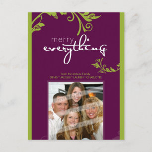 CARTE POSTALE FESTIVE PHOTO :: vigne audacieuse 3P