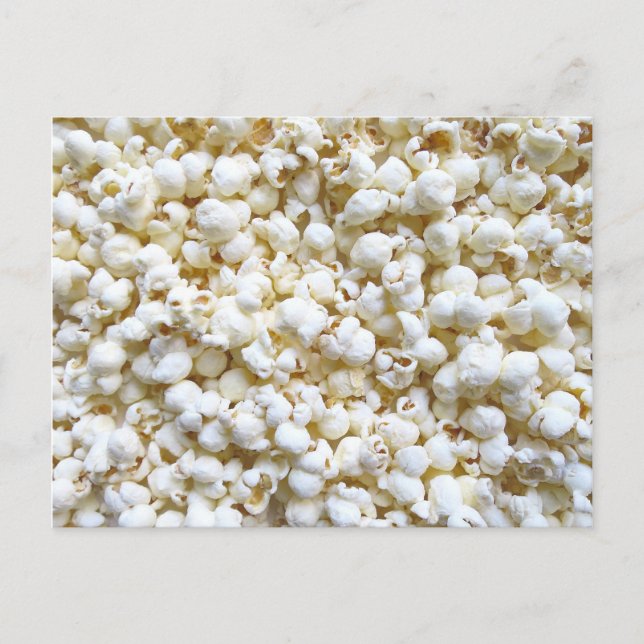 Carte Postale Festive Popcorn Décor Photographie (Devant)