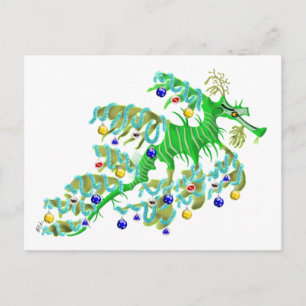 Carte postale Festive Sea Dragon