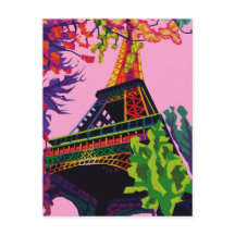 Fête colorée de la Tour Eiffel
