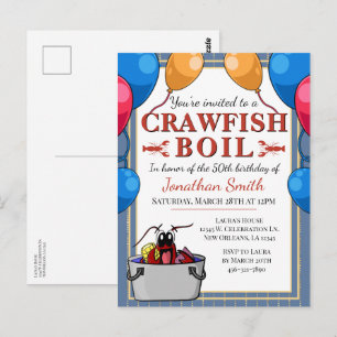 Carte Postale Fête d'anniversaire avec un bouillon de fruits de 