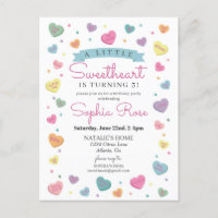 Fête d'anniversaire de février pour fille avec des