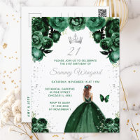 Fête d'anniversaire de princesse aux cheveux brun-