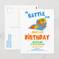 Fête d'anniversaire d'été pour enfants piscine bal