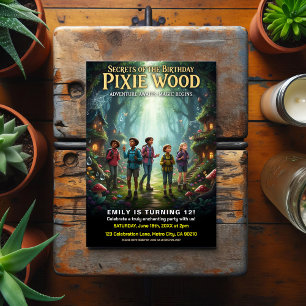 Carte Postale Fête d'anniversaire magique de Pixie Wood