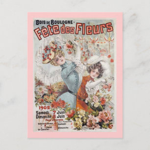 Carte Postale Fete de Fleurs