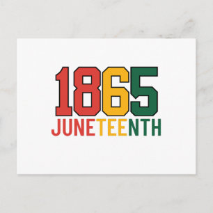 CARTE POSTALE FÊTE DE LA LIBÉRATION DES ESCLAVES