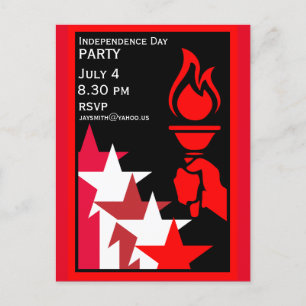 Carte Postale Fête de l'Indépendance américaine