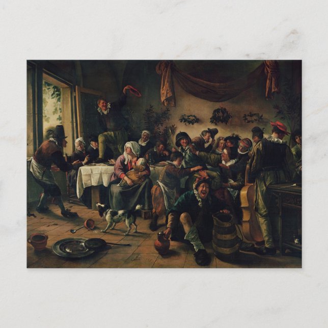 Carte Postale Fête de mariage (Devant)