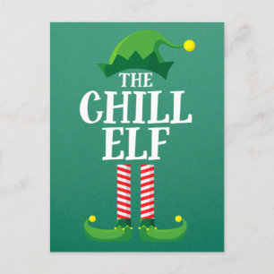 Carte Postale Fête de Noël du groupe Famille de jumelage Elf Chi