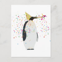Fête de pingouins - Animaux faisant la fête