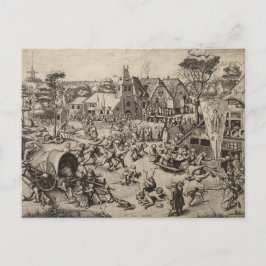 Carte Postale Fête de Saint-Georges par Pieter Bruegel