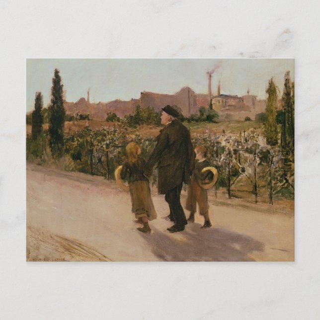 Carte Postale Fête de toutes les âmes, c.1882 (Devant)