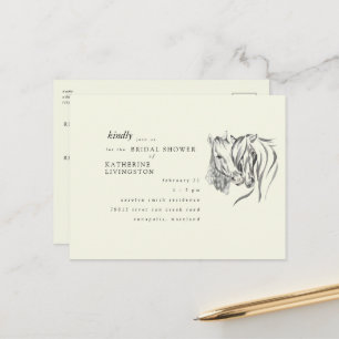 Carte Postale Fête des mariées de crème étourdissante pour les c