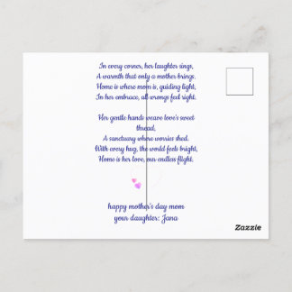 Carte Postale Fête des mères