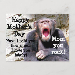 Carte Postale Fête des Mères, Maman, tu roses !_