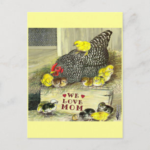 Carte Postale Fête des mères : On aime maman !