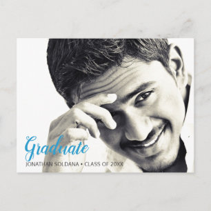 Carte Postale Fête d'obtention d'un diplôme de photographie mode