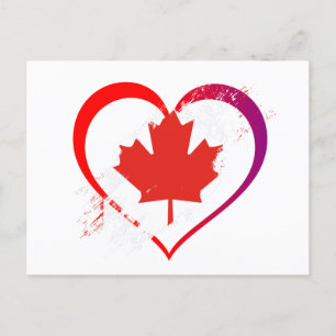 Carte postale fête du Canada