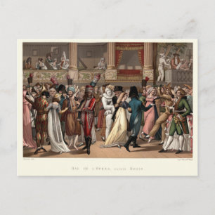 Carte Postale Fête du costume à l'Opéra, Paris, Français