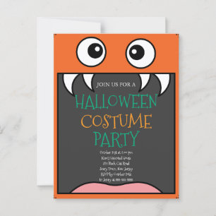 Carte Postale Fête du costume d'Halloween