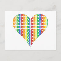 Fête du mois des Gay pride LGBT Rainbow Heart