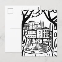 Fête sur la terrasse Whimsical City Main tirée