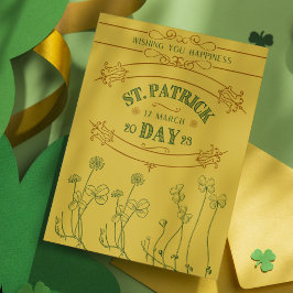 Carte Postale Fête vintage de la St. Patrick