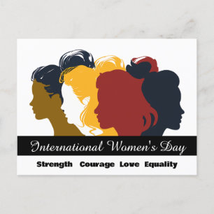 Carte Postale Fêter la Journée internationale de la femme 8 mars