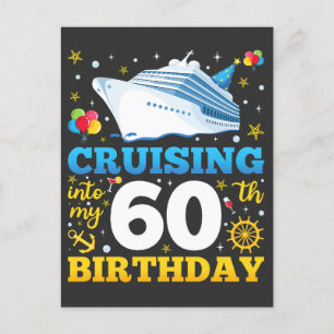 Carte Postale Fêter Mes 60 Ans En Croisière