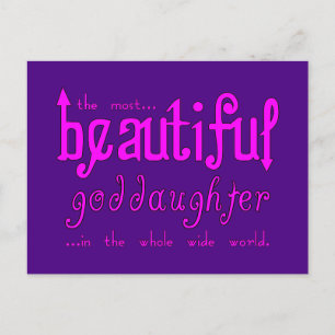 Carte Postale Fêtes de Noël Anniversaire Belle Godgirl