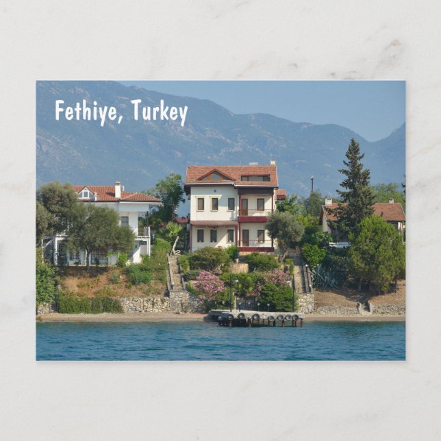 Carte Postale Fethiye, Turquie (Devant)