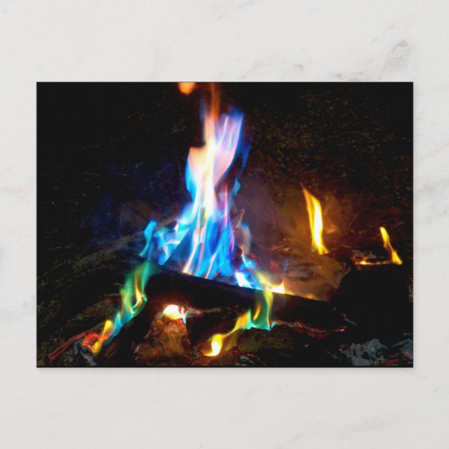 Carte Postale Feu (Devant)