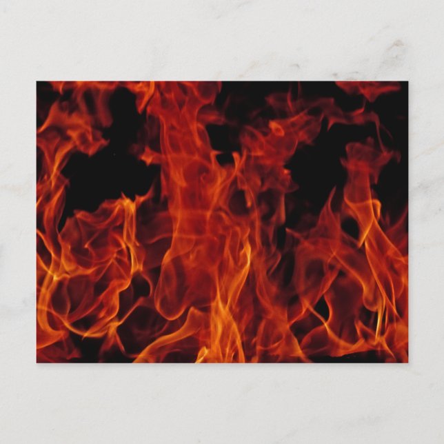 Carte Postale Feu (Devant)