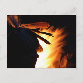Carte Postale "Feu Apache"