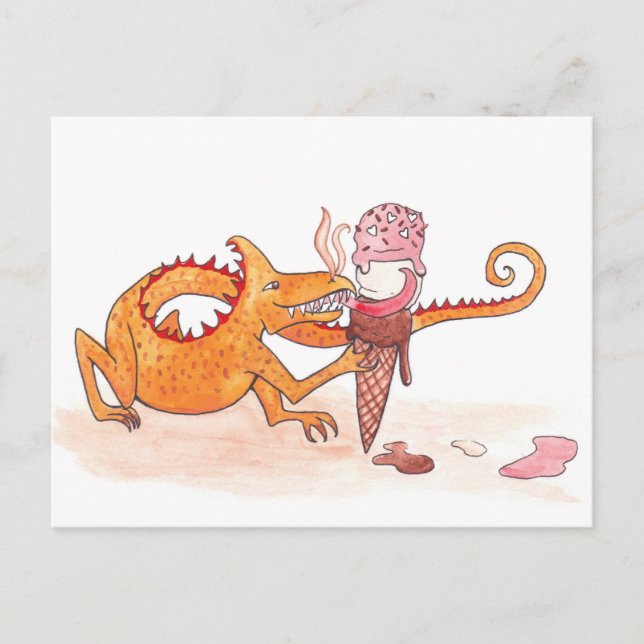 Carte Postale Feu contre glace (Devant)