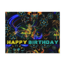 Feu d'artifice Folk Art Anniversaire