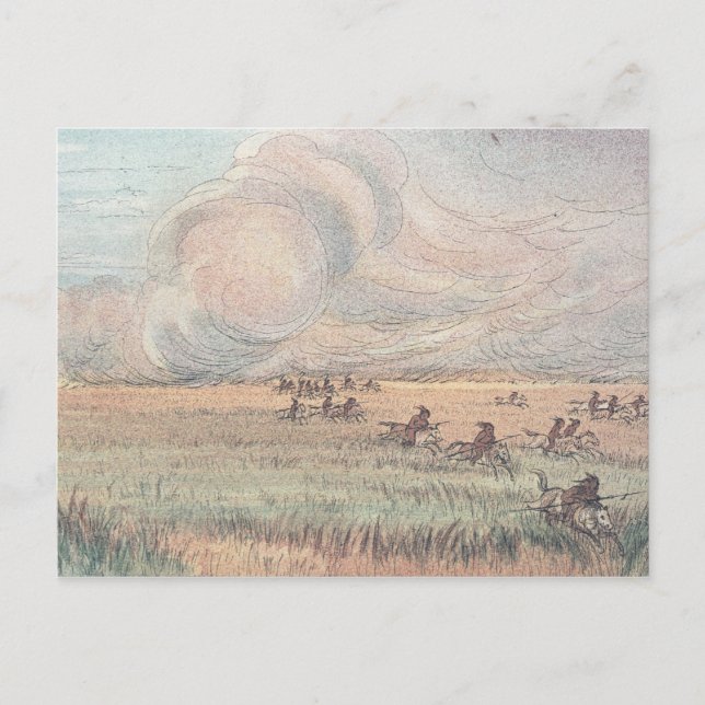 Carte Postale Feu de prairie du Missouri (Devant)