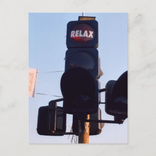 Carte Postale Feu de trafic indien