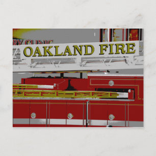 Carte Postale Feu d'Oakland