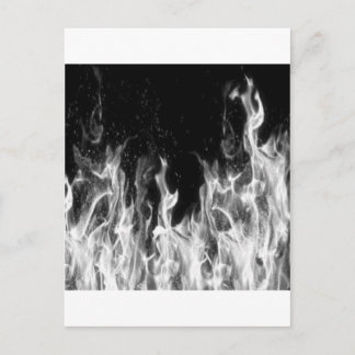 Carte Postale Feu (noir et blanc)
