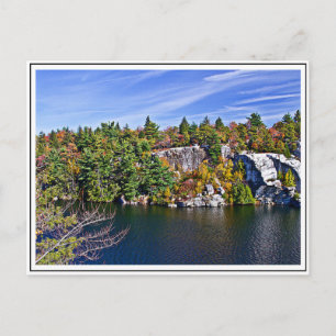 Carte Postale Feuillage d'automne autour du lac Minnewaska