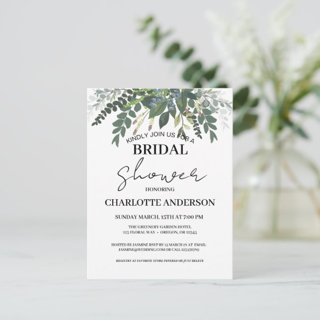 Carte Postale Feuillage de jardin Nature Verdure Shower de maria (Debout devant)