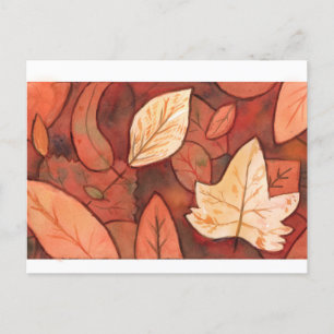 Carte Postale feuilles