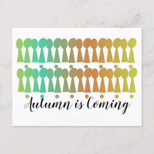 Carte Postale Feuilles d'automne