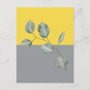 Carte Postale Feuilles de l'art moderne Eucalyptus