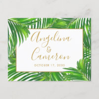 Feuilles de palmiers tropicaux modernes et luxuria