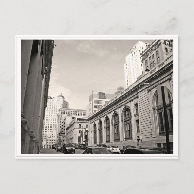 CARTE POSTALE FEUILLES DE RUE DIG-ITDETROIT (Devant)