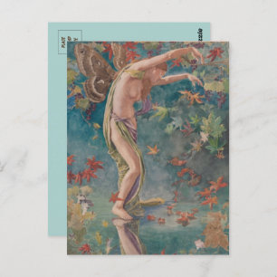 Carte Postale Feuilles éparpillés d'automne