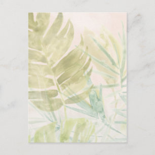 Carte Postale Feuilles tropicaux muets